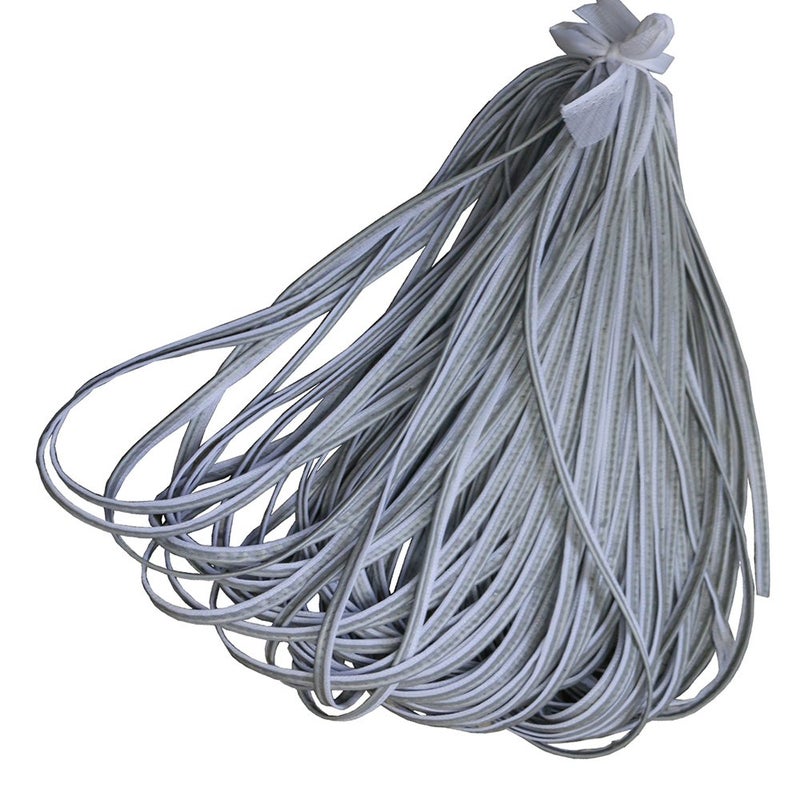 JINBING Silver Reflective Piping Fabric Strip Edging Braid Trim Sew On 21 yds (20meters) - Image 1